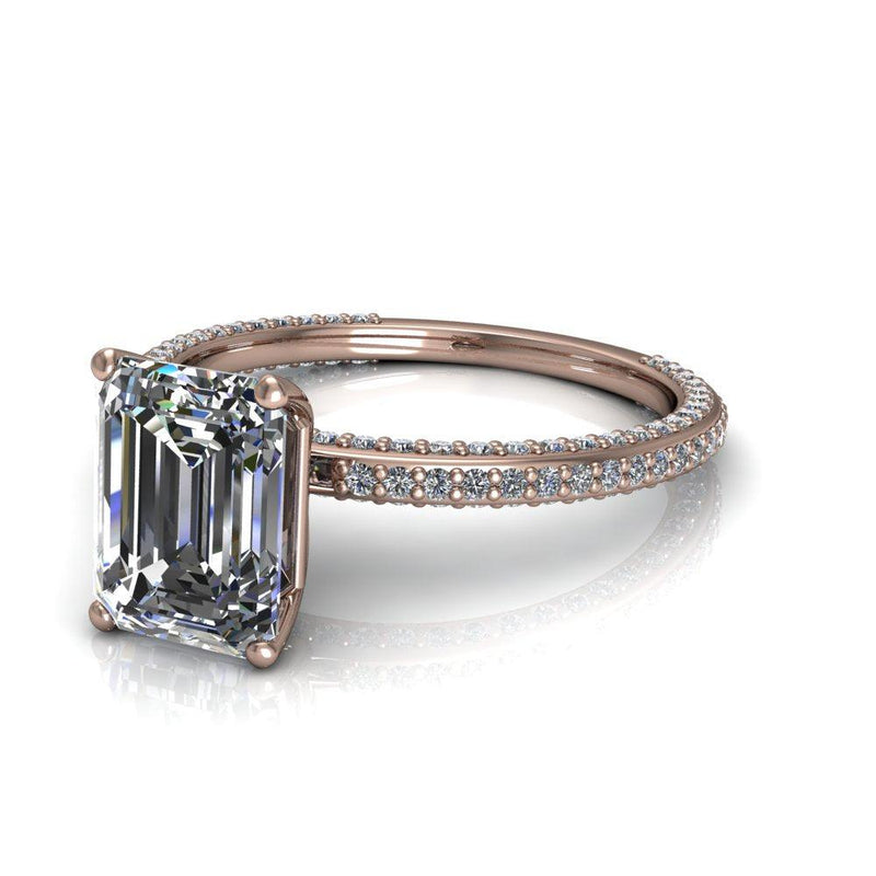 14kt rose gold Engagement Ring Bel Viaggio Designs, LLC