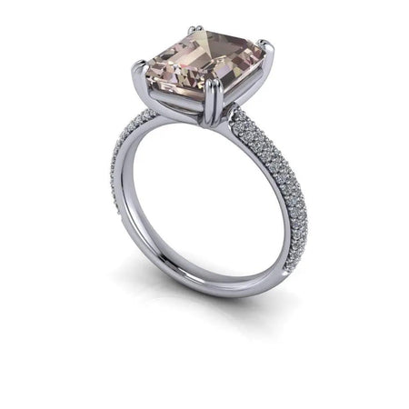 4.5 Morganite Rings Bel Viaggio Designs, LLC