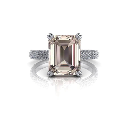 4.5 Morganite Rings Bel Viaggio Designs, LLC