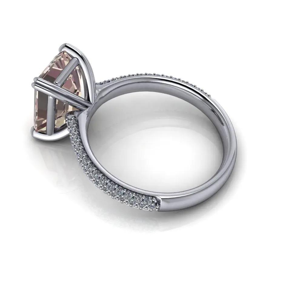 4.5 Morganite Rings Bel Viaggio Designs, LLC