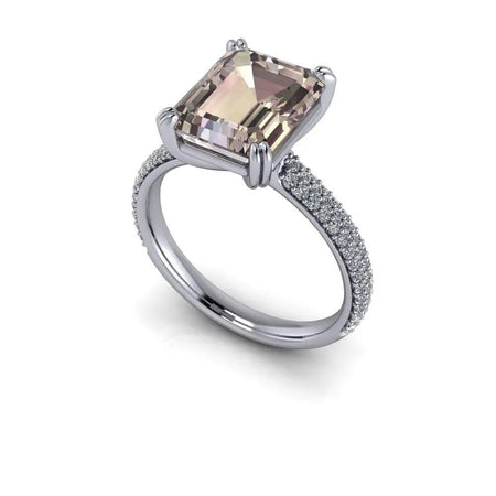 4.5 Morganite Rings Bel Viaggio Designs, LLC