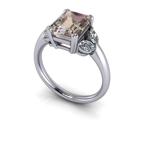 4.5 Morganite Rings Bel Viaggio Designs, LLC