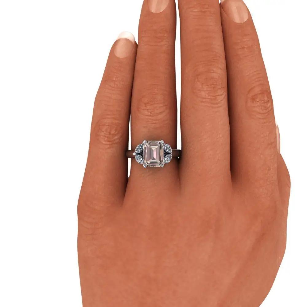 4.5 Morganite Rings Bel Viaggio Designs, LLC