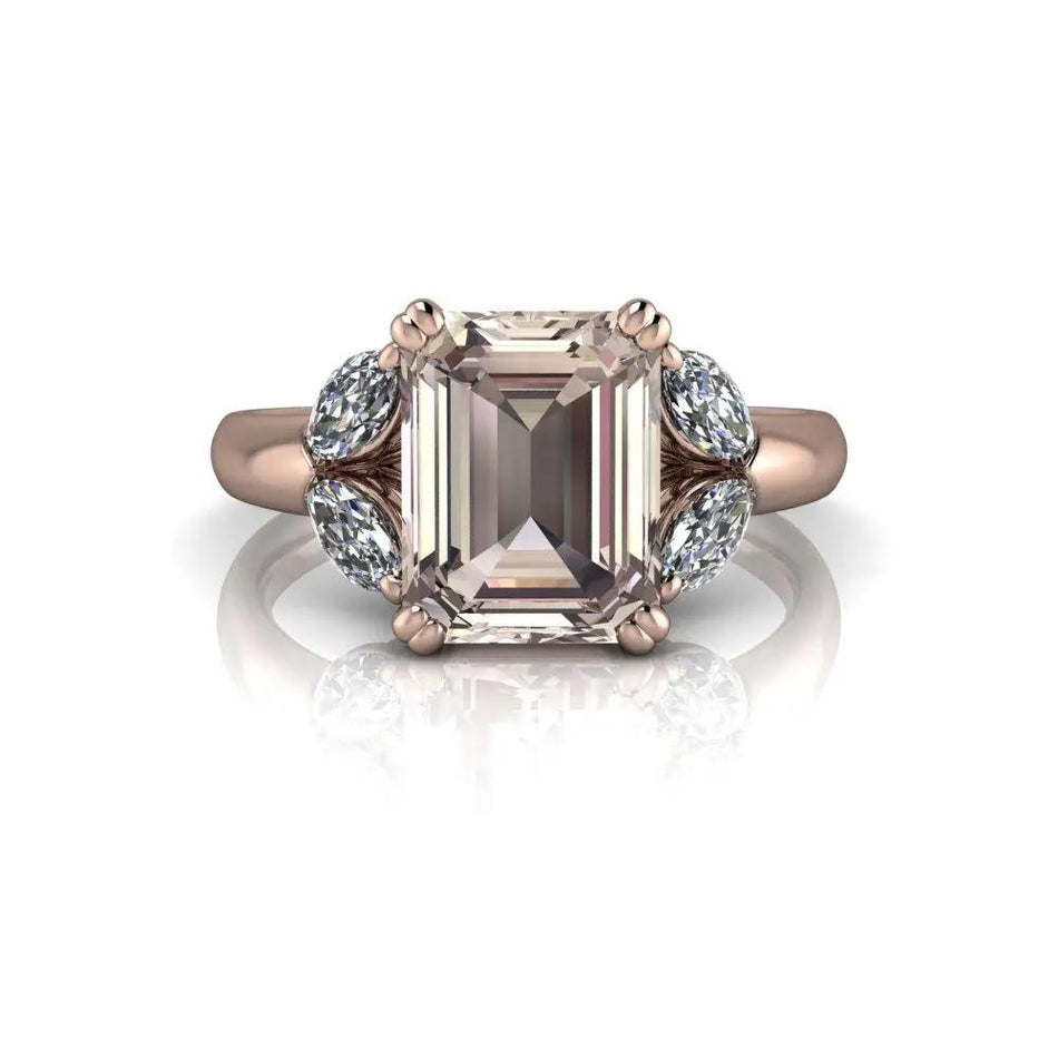 4.5 Morganite Rings Bel Viaggio Designs, LLC