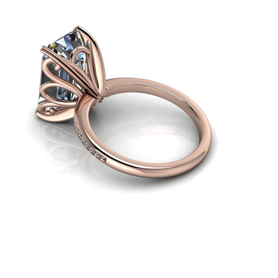 10kt rose gold Engagement Ring Bel Viaggio Designs, LLC