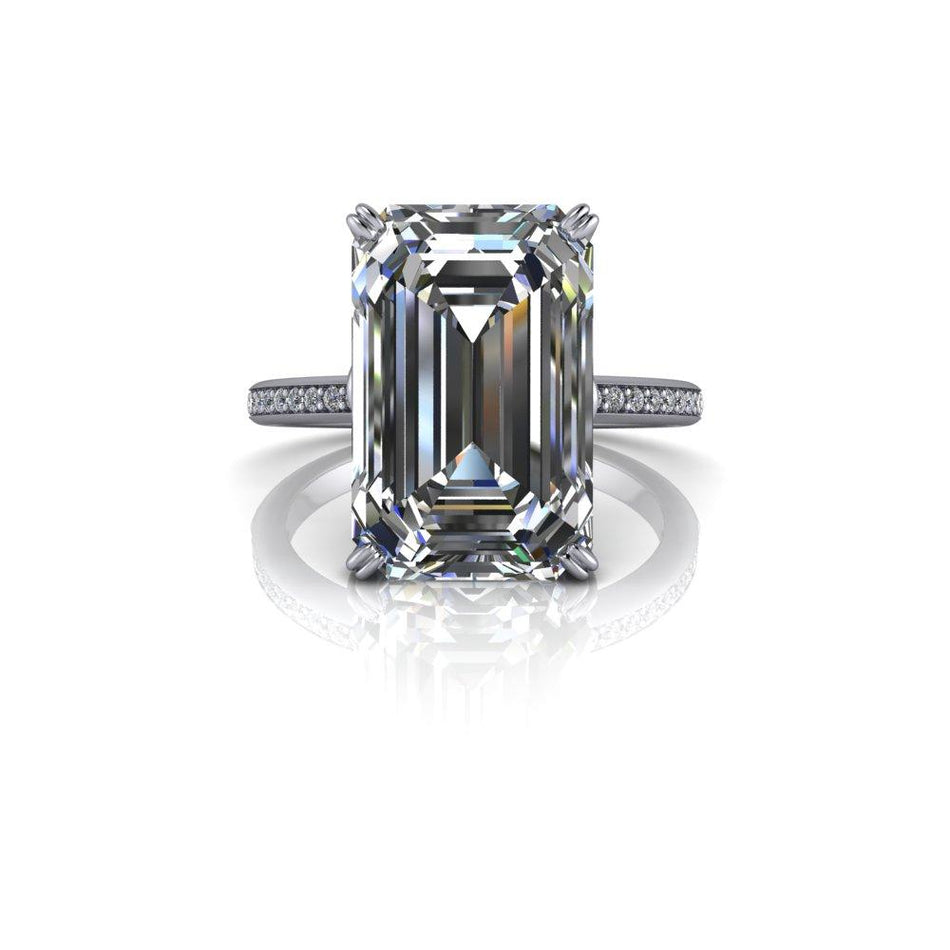 platinum Engagement Ring Bel Viaggio Designs, LLC