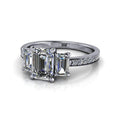 10kt white gold Engagement Ring Bel Viaggio Designs, LLC