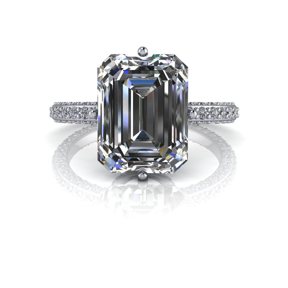 14kt white gold Engagement Ring Bel Viaggio Designs, LLC