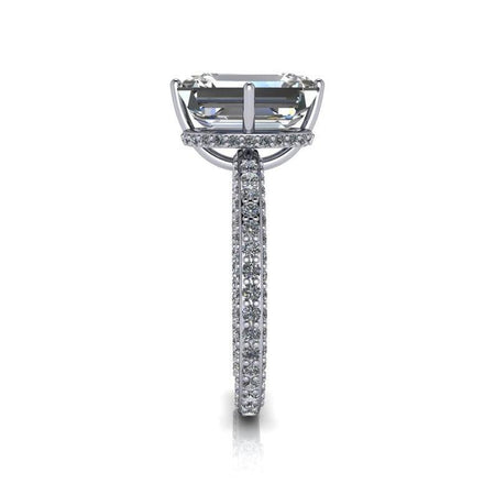 14kt white gold Engagement Ring Bel Viaggio Designs, LLC