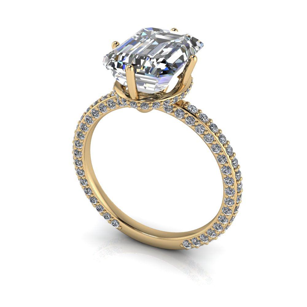 10kt yellow gold Engagement Ring Bel Viaggio Designs, LLC