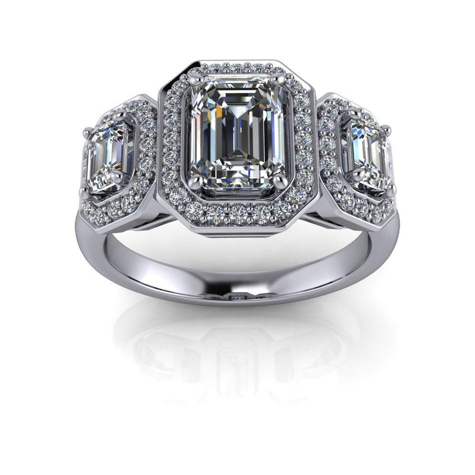 925 Silver Engagement Ring Bel Viaggio Designs, LLC