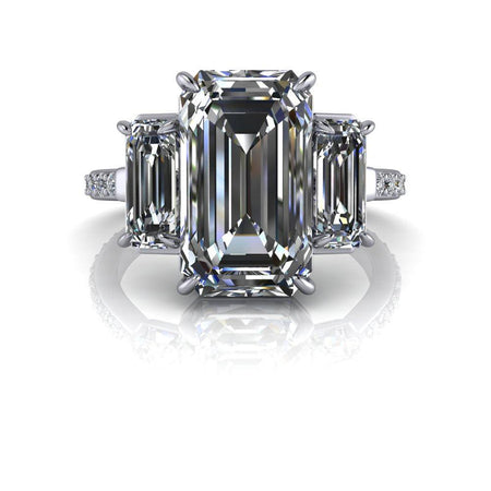 14kt white gold Engagement Ring Bel Viaggio Designs, LLC