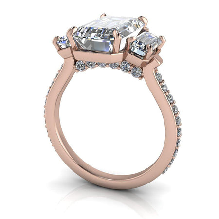 10kt rose gold Engagement Ring Bel Viaggio Designs, LLC