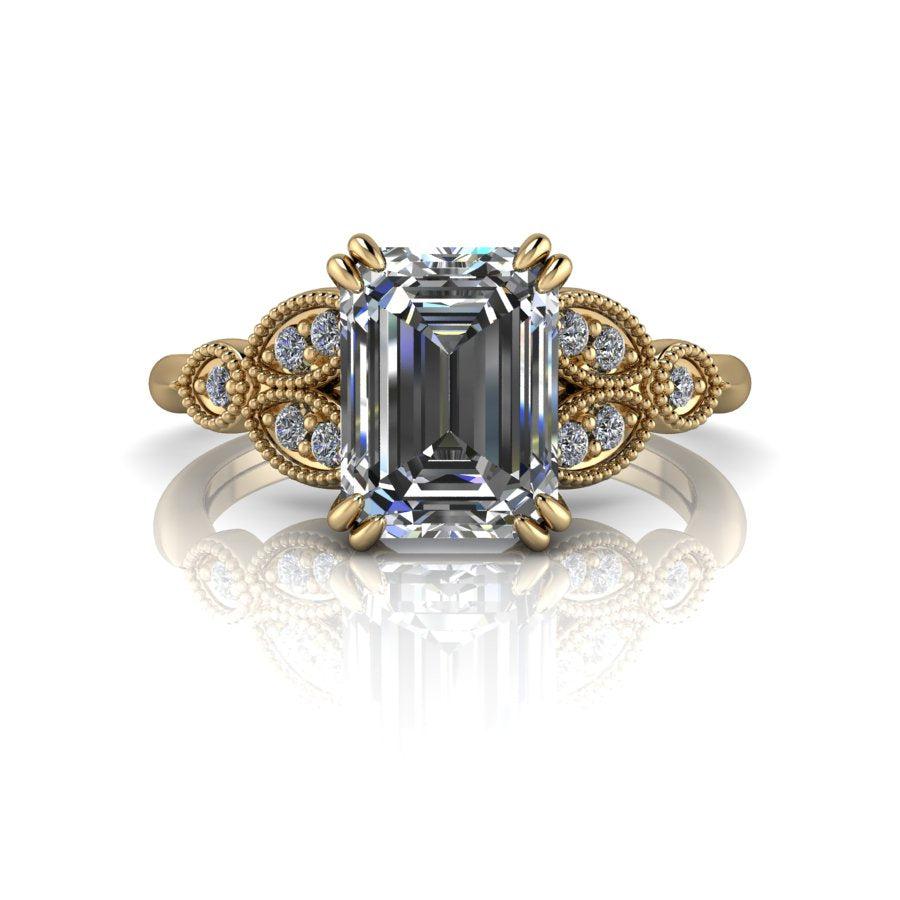 14kt yellow gold Engagement Ring Bel Viaggio Designs, LLC