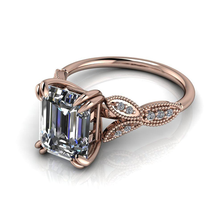 10kt rose gold Engagement Ring Bel Viaggio Designs, LLC
