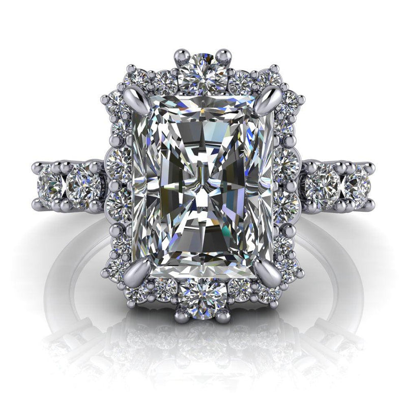 10kt white gold Engagement Ring Bel Viaggio Designs, LLC