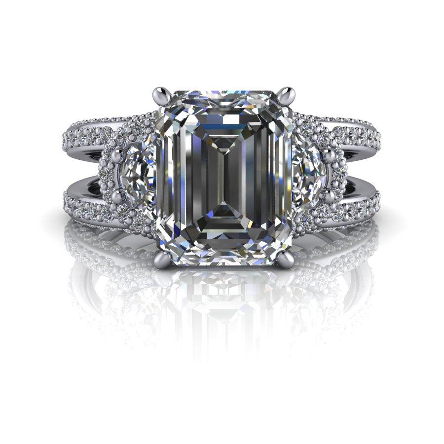925 Silver Engagement Ring Bel Viaggio Designs, LLC