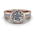 10kt rose gold Engagement Ring Bel Viaggio Designs, LLC