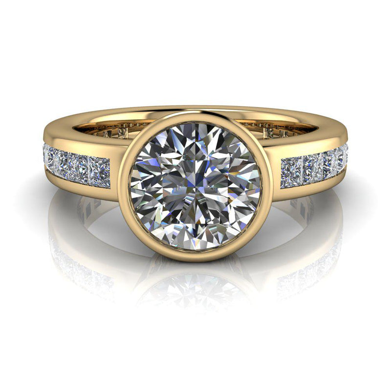 10kt yellow gold Engagement Ring Bel Viaggio Designs, LLC