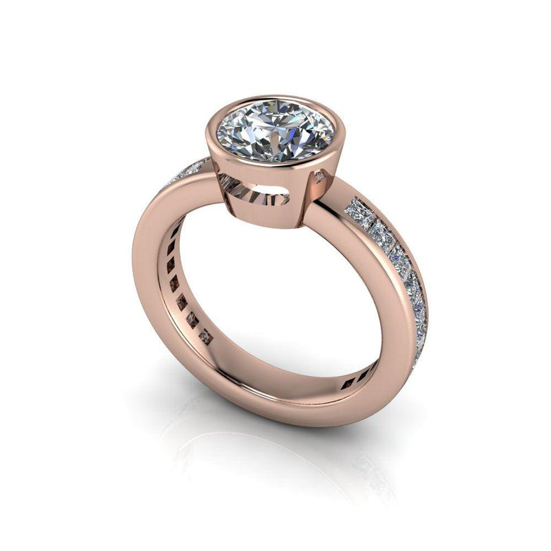 10kt rose gold Engagement Ring Bel Viaggio Designs, LLC