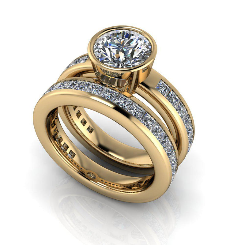 10kt yellow gold Engagement Ring Bel Viaggio Designs, LLC