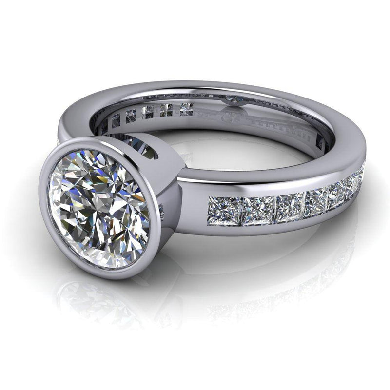 10kt white gold Engagement Ring Bel Viaggio Designs, LLC