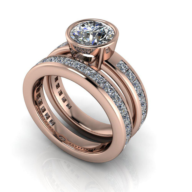 10kt rose gold Engagement Ring Bel Viaggio Designs, LLC