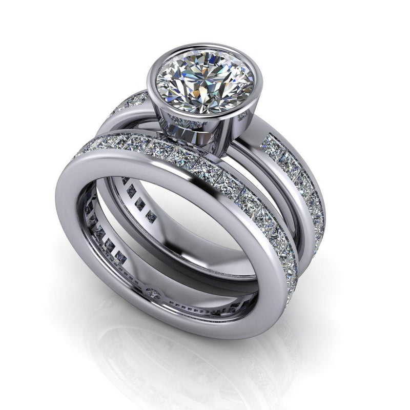 10kt white gold Engagement Ring Bel Viaggio Designs, LLC