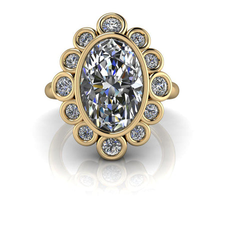 10kt yellow gold Engagement Ring Bel Viaggio Designs, LLC