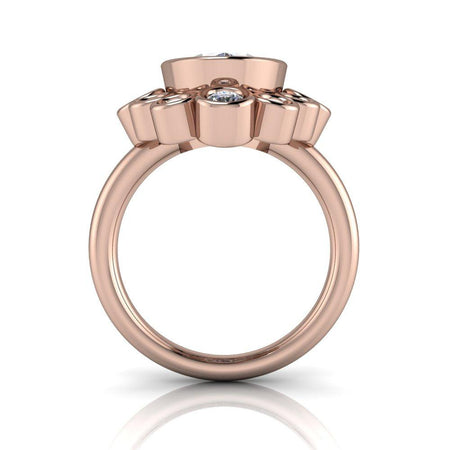 10kt rose gold Engagement Ring Bel Viaggio Designs, LLC