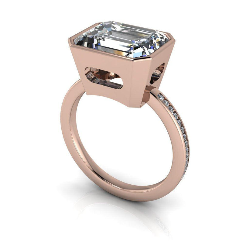 10kt rose gold Engagement Ring Bel Viaggio Designs, LLC