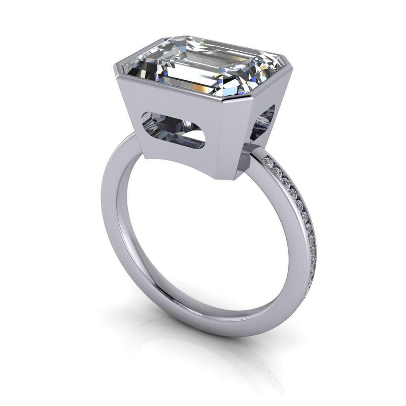 10kt white gold Engagement Ring Bel Viaggio Designs, LLC