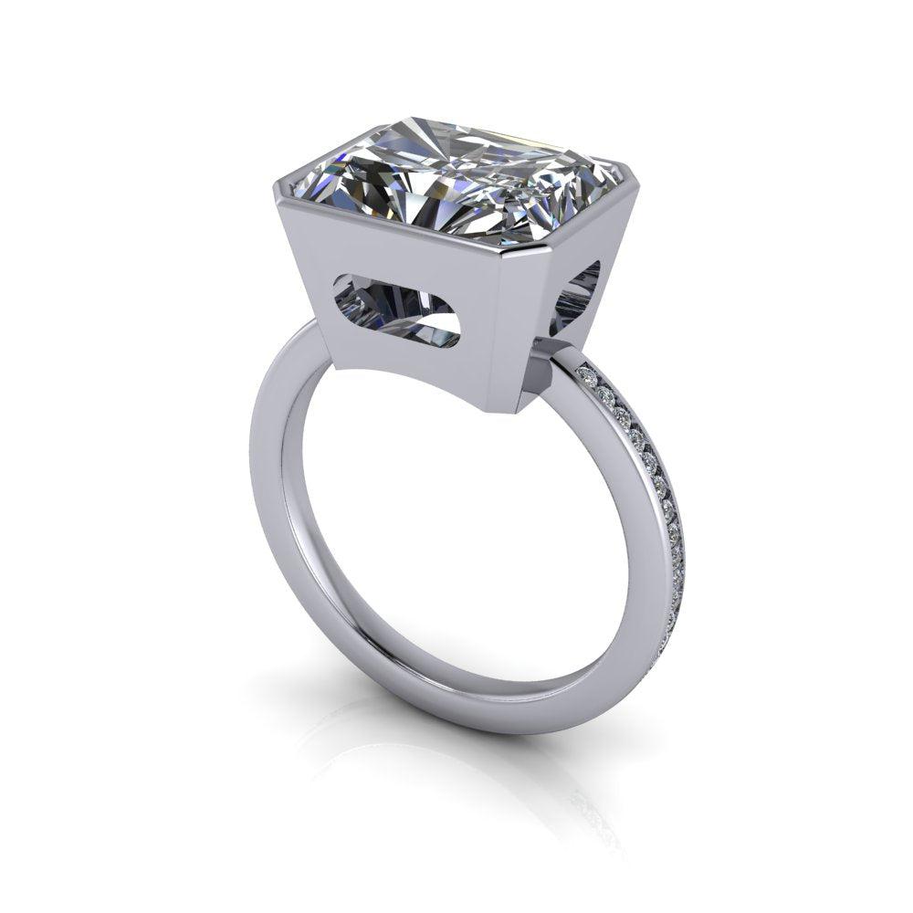 925 Silver Engagement Ring Bel Viaggio Designs, LLC