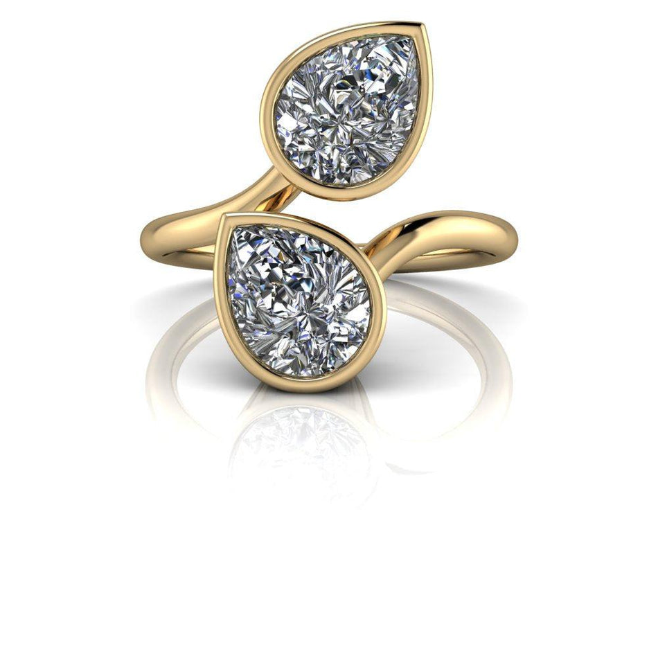 10kt yellow gold Engagement Ring Bel Viaggio Designs, LLC