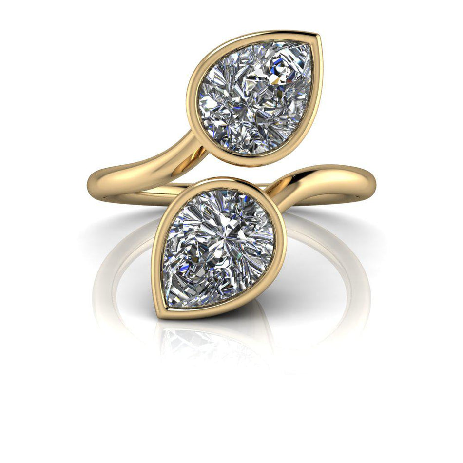 10kt yellow gold Engagement Ring Bel Viaggio Designs, LLC
