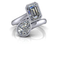 925 Silver Engagement Ring Bel Viaggio Designs, LLC