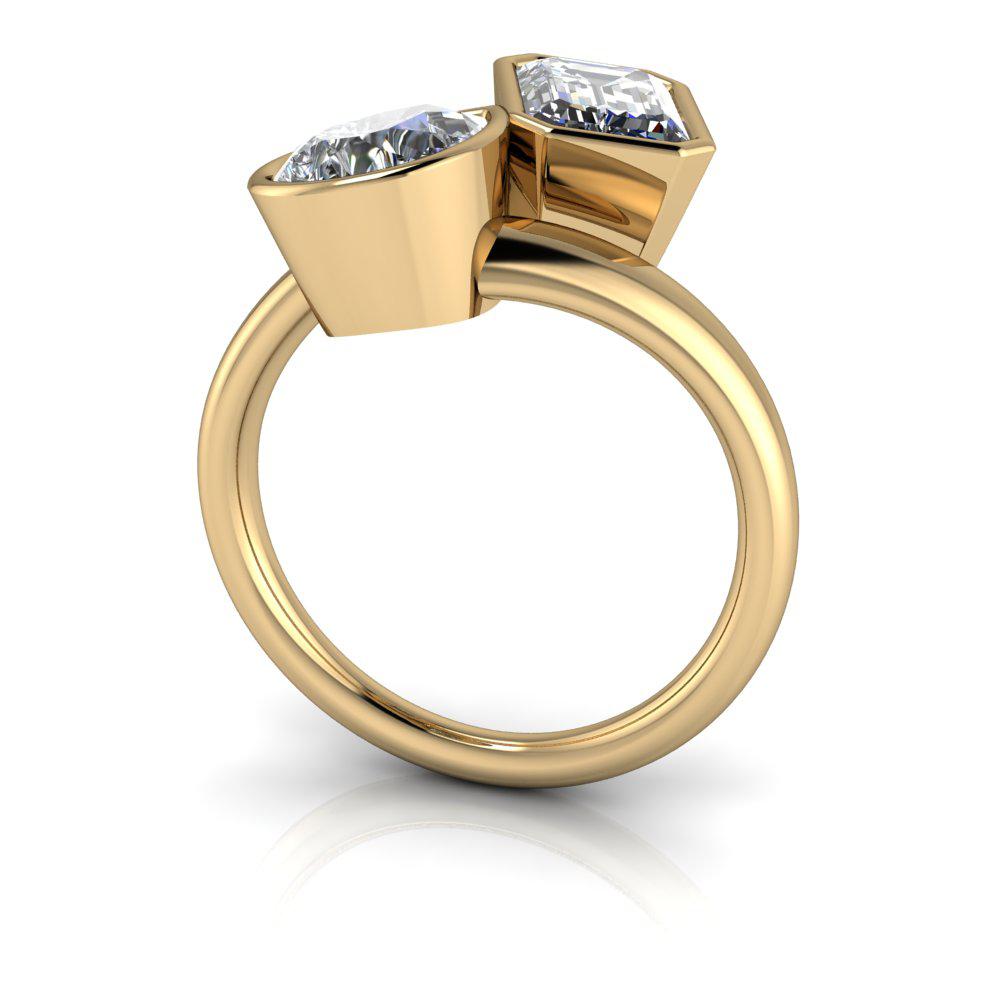 10kt yellow gold Engagement Ring Bel Viaggio Designs, LLC