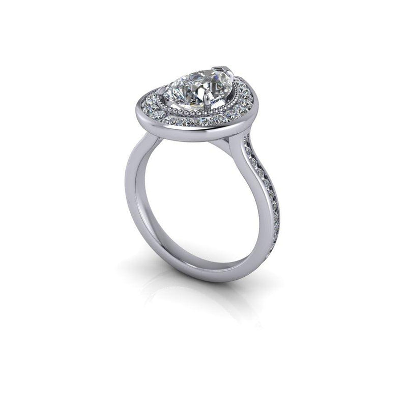 Platinum Engagement Ring Bel Viaggio Designs, LLC