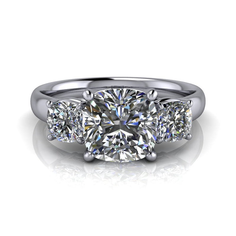 10kt white gold Engagement Ring Bel Viaggio Designs, LLC