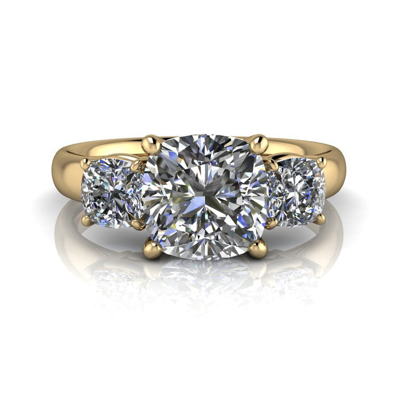 10kt yellow gold Engagement Ring Bel Viaggio Designs, LLC