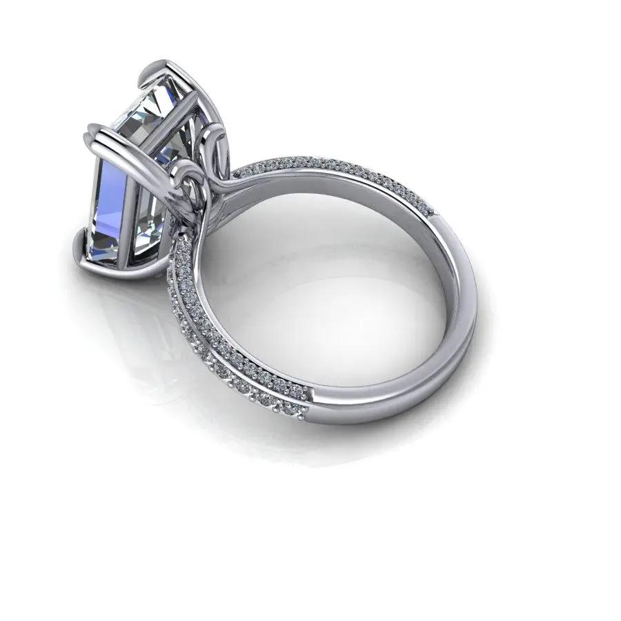 14kt white gold Engagement Ring Bel Viaggio Designs, LLC