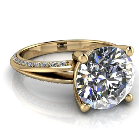 10kt yellow gold Engagement Ring Bel Viaggio Designs, LLC