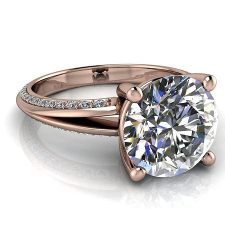 10kt rose gold Engagement Ring Bel Viaggio Designs, LLC