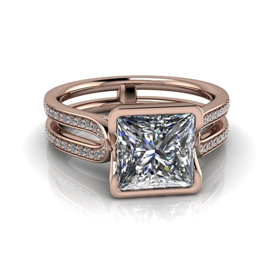 925 Silver Engagement Ring Bel Viaggio Designs, LLC