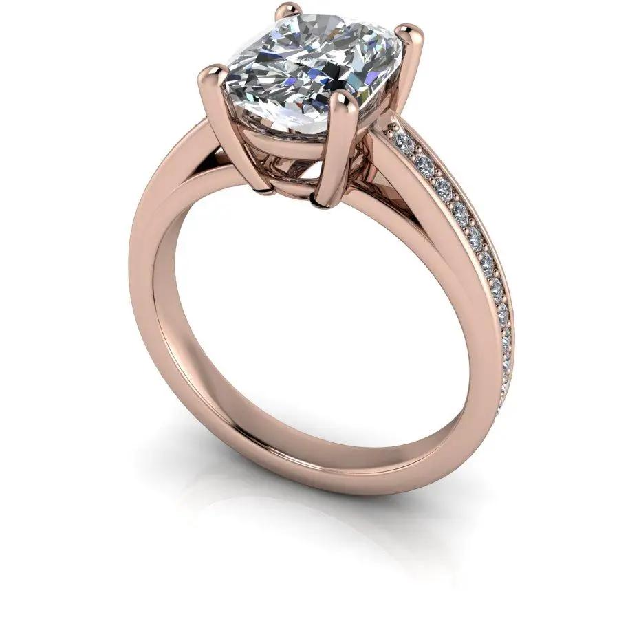 14kt rose gold Engagement Ring Bel Viaggio Designs, LLC