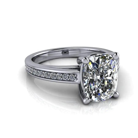 10kt white gold Engagement Ring Bel Viaggio Designs, LLC