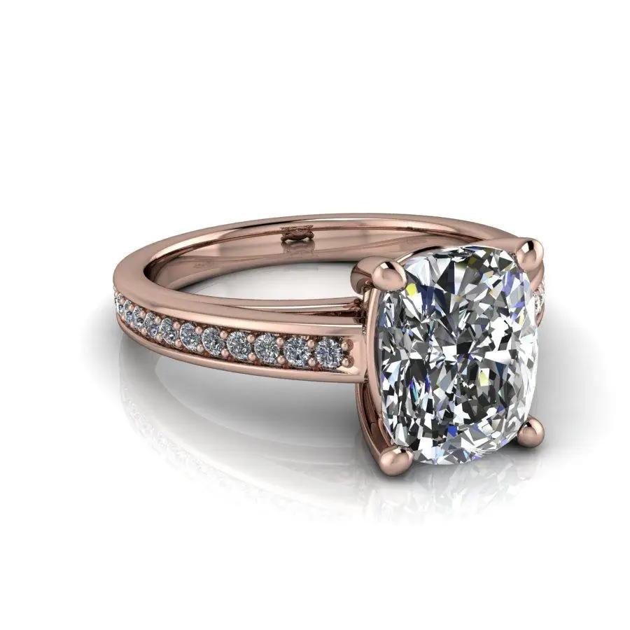 10kt rose gold Engagement Ring Bel Viaggio Designs, LLC