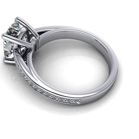 10kt white gold Engagement Ring Bel Viaggio Designs, LLC