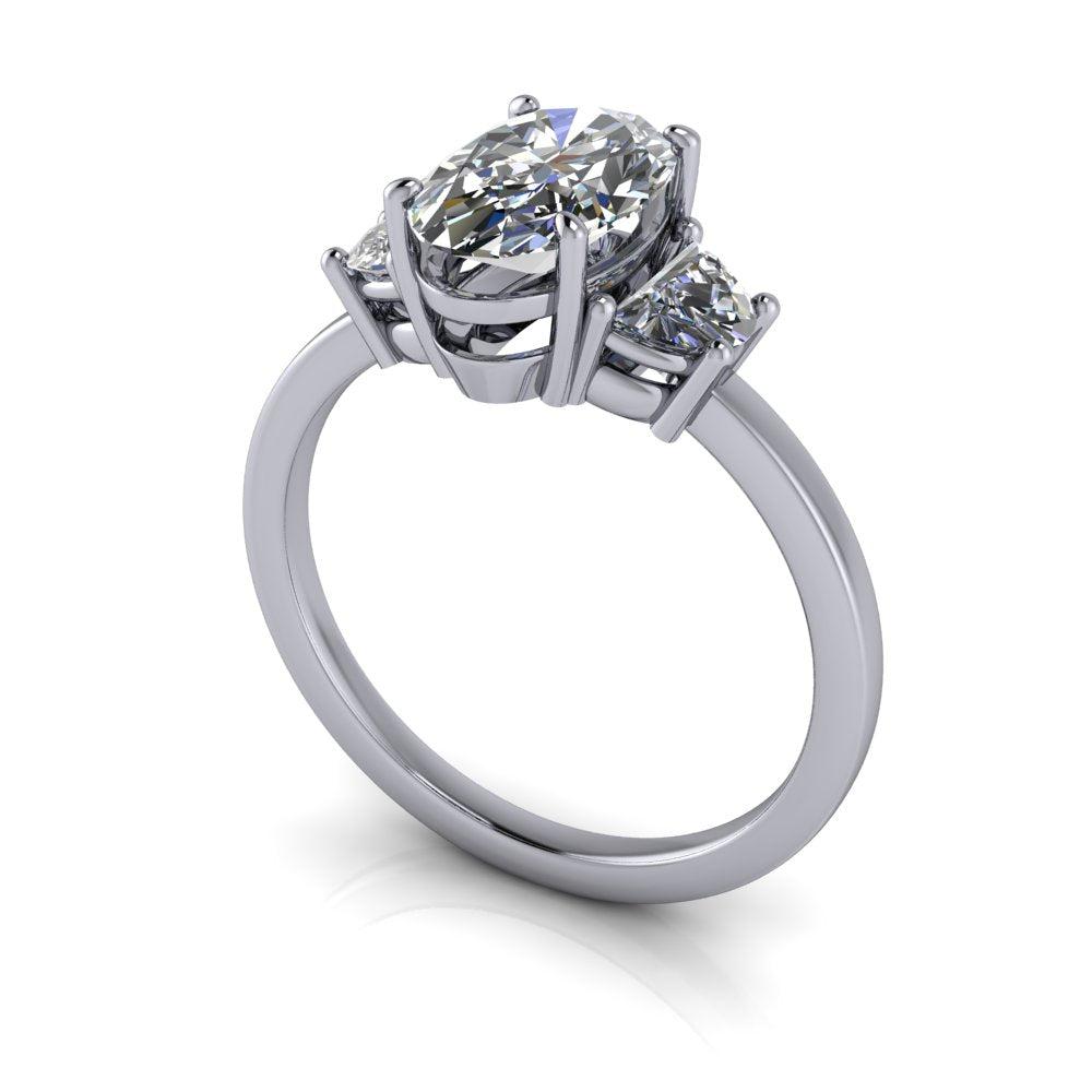 10kt white gold Engagement Ring Bel Viaggio Designs, LLC