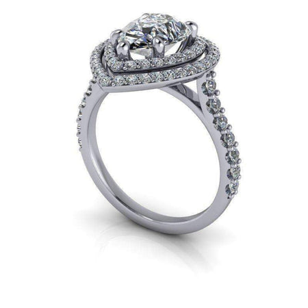 platinum Engagement Ring Bel Viaggio Designs, LLC